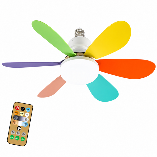 Ventilador de techo con luz DORMYNIX E27 INFANTIL